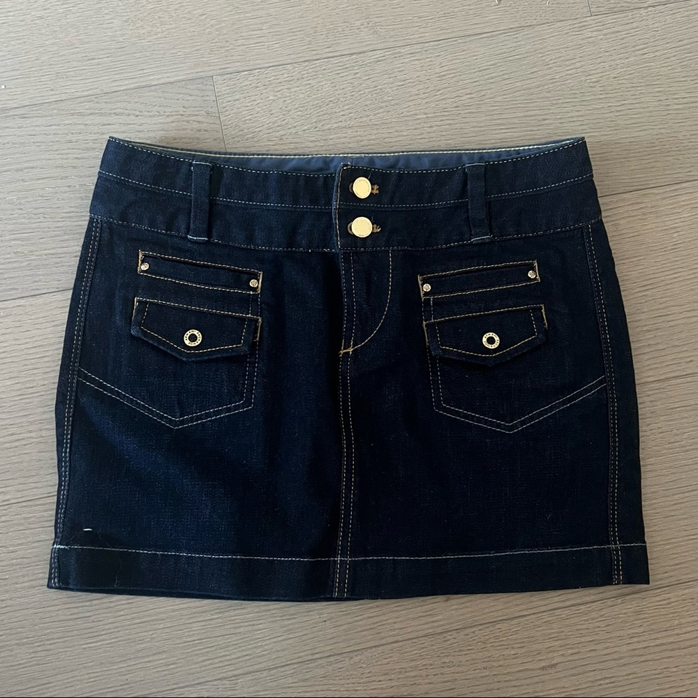 AX denim mini skirts